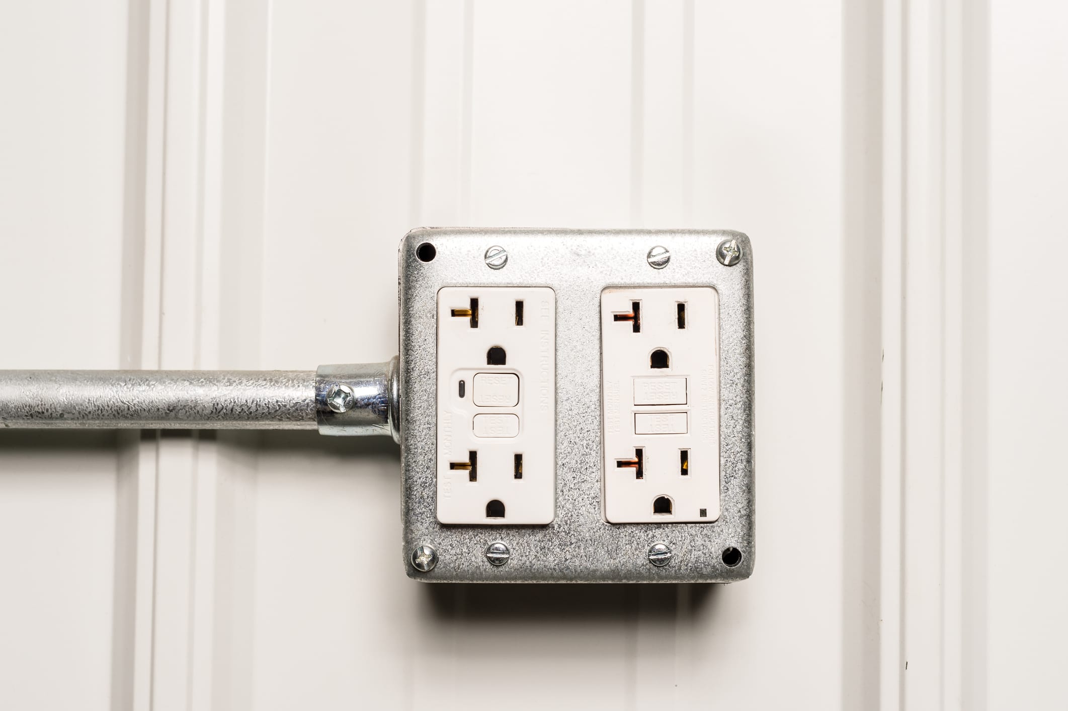 Dedicated electrical circuit outlet installed for high-power appliances in a Seattle home